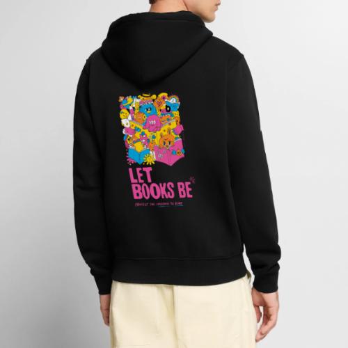 Let Books Be by Hyesu Lee - Unisex Premium Organic Zip Hoodie