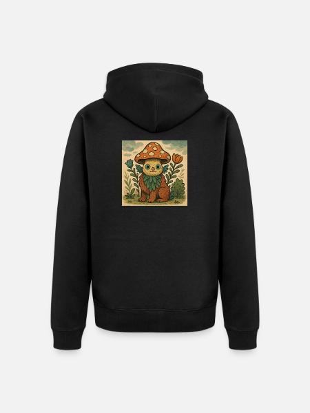 Very unique - Unisex Premium Organic Zip Hoodie - black