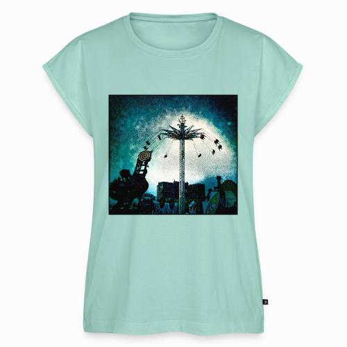 Top of the World - Women's Premium Roll Up Sleeve T-Shirt