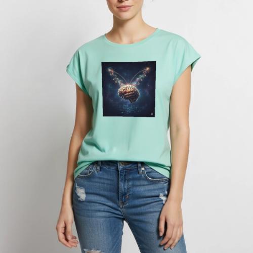 BrainTeas - Women's Premium Roll Up Sleeve T-Shirt