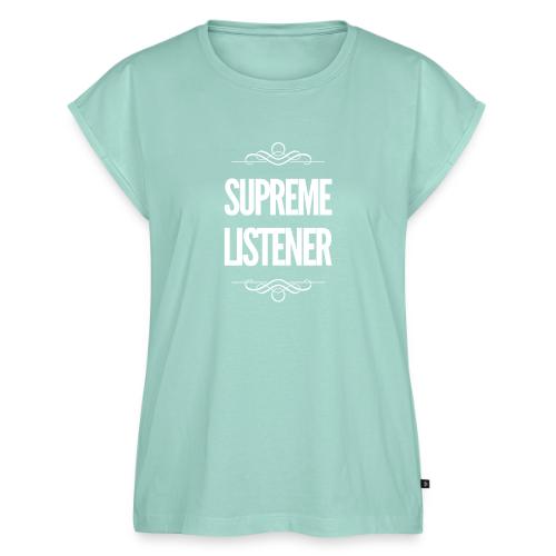 Listener - Women's Premium Roll Up Sleeve T-Shirt