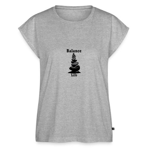 Balance Life - Women's Premium Roll Up Sleeve T-Shirt