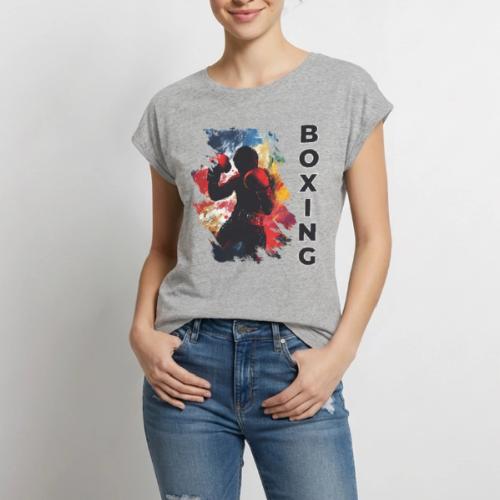 Boxing Drive - Women's Premium Roll Up Sleeve T-Shirt