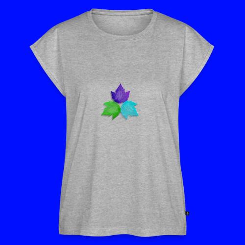 3 Leaves Mug - Women's Premium Roll Up Sleeve T-Shirt