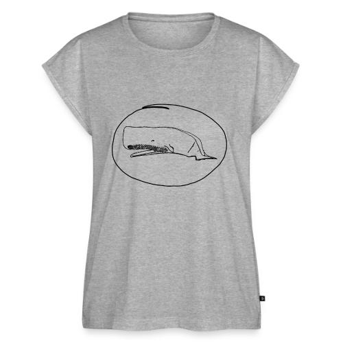 Whale? - Women's Premium Roll Up Sleeve T-Shirt