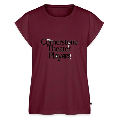 Cornerstone Theater Players - Women's Premium Roll Up Sleeve T-Shirt