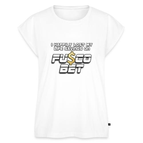 I LOST ON FUSCOBET - Women's Premium Roll Up Sleeve T-Shirt