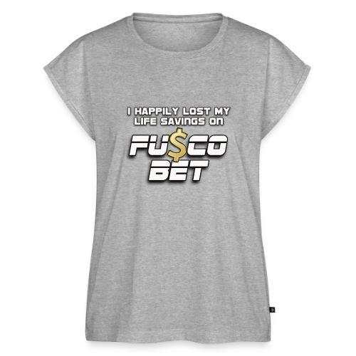 I LOST ON FUSCOBET - Women's Premium Roll Up Sleeve T-Shirt