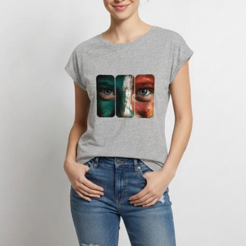 Mexican Spirit - Women's Premium Roll Up Sleeve T-Shirt