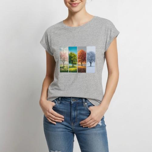 The four Seasons - Women's Premium Roll Up Sleeve T-Shirt