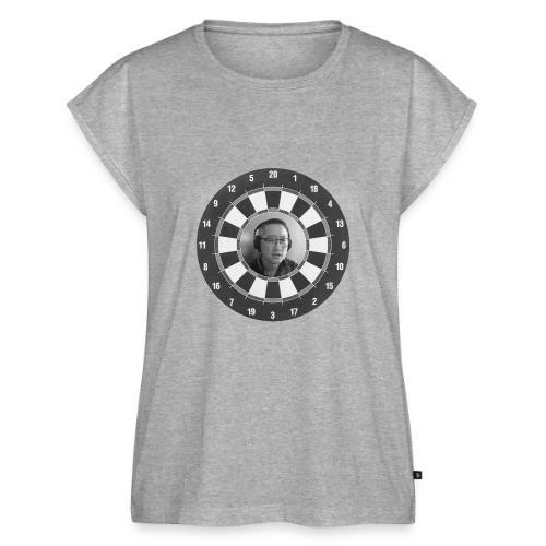 Producer Jay on a Dartboard - Women's Premium Roll Up Sleeve T-Shirt
