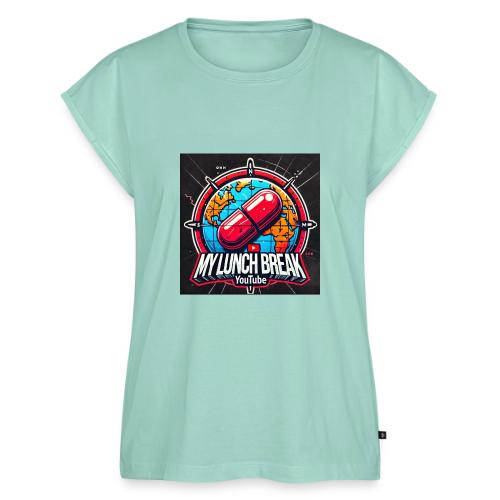 MLB RED PILL - Women's Premium Roll Up Sleeve T-Shirt