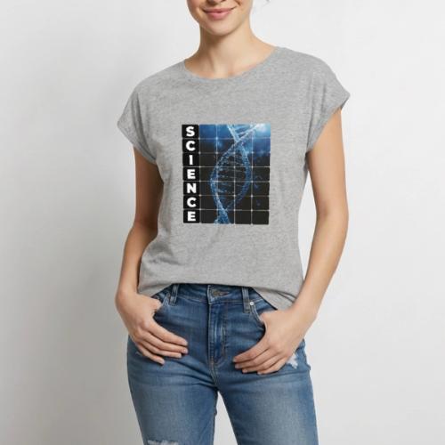 Frozen Code of Science - Women's Premium Roll Up Sleeve T-Shirt