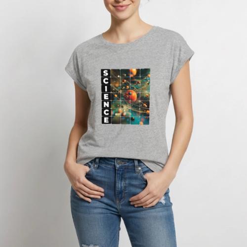 Atomic Science Vision - Women's Premium Roll Up Sleeve T-Shirt