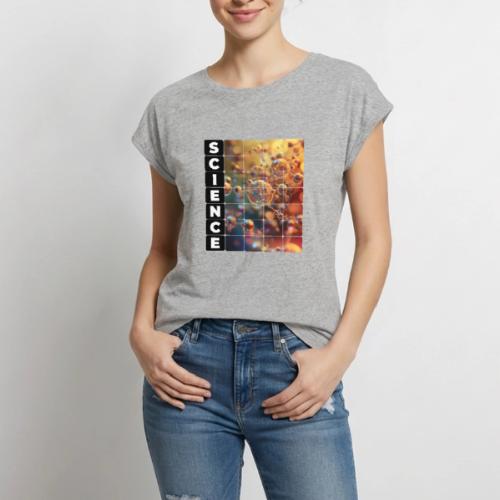 Nodes of Science - Women's Premium Roll Up Sleeve T-Shirt