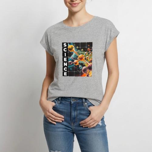 Molecular Science - Women's Premium Roll Up Sleeve T-Shirt
