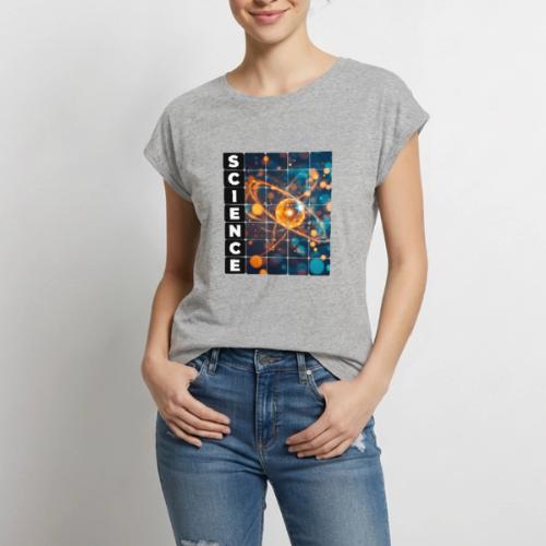 Science in Motion - Women's Premium Roll Up Sleeve T-Shirt