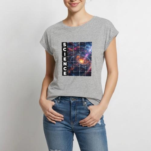 Science Spiral - Women's Premium Roll Up Sleeve T-Shirt