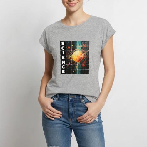Core of Science - Women's Premium Roll Up Sleeve T-Shirt