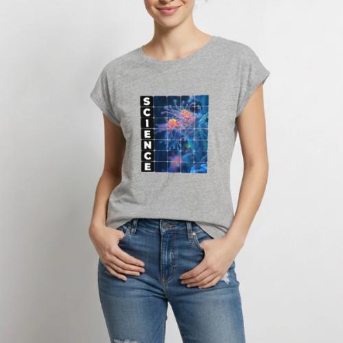 Alien Science - Women's Premium Roll Up Sleeve T-Shirt