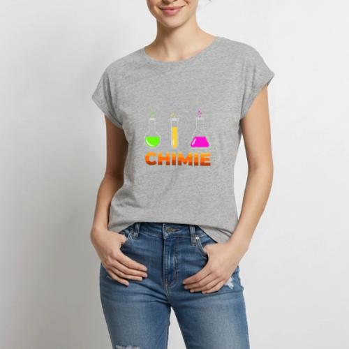 Chemistry: Moving Elements - Women's Premium Roll Up Sleeve T-Shirt