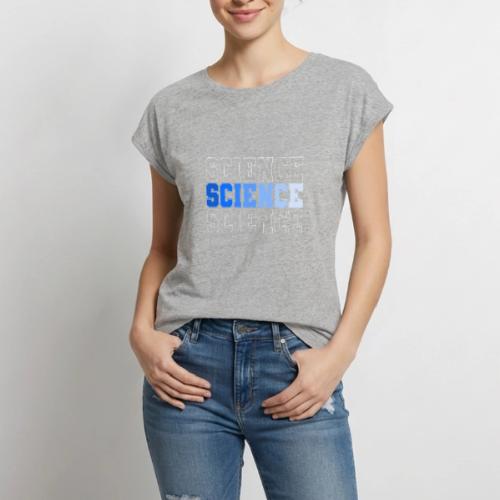 Science: Fuel for Discovery - Women's Premium Roll Up Sleeve T-Shirt