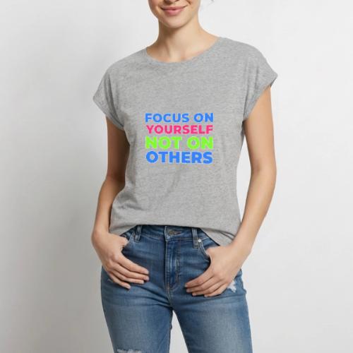 Eyes on You - Women's Premium Roll Up Sleeve T-Shirt