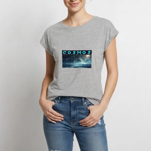 Celestial Cosmos - Women's Premium Roll Up Sleeve T-Shirt