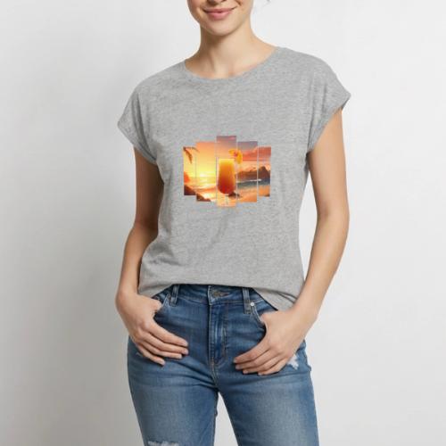 Squeeze the Day - Women's Premium Roll Up Sleeve T-Shirt