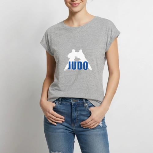 Judo Balance - Women's Premium Roll Up Sleeve T-Shirt