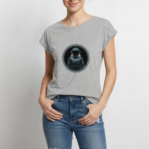 Astronaut: Blast off in style! - Women's Premium Roll Up Sleeve T-Shirt
