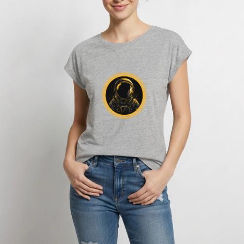 Astronaut: Suit Up for the Stars - Women's Premium Roll Up Sleeve T-Shirt