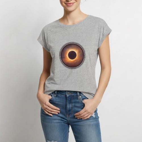 Eclipse: Umbra Dream - Women's Premium Roll Up Sleeve T-Shirt
