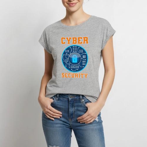 Cycer security: Secure by Design - Women's Premium Roll Up Sleeve T-Shirt