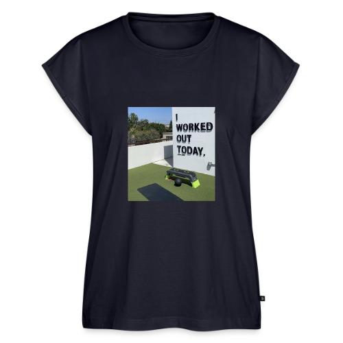 D17F58E8 724E 4980 906F 2BC5DF1F7B58 - Women's Premium Roll Up Sleeve T-Shirt