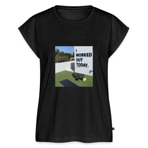 D17F58E8 724E 4980 906F 2BC5DF1F7B58 - Women's Premium Roll Up Sleeve T-Shirt