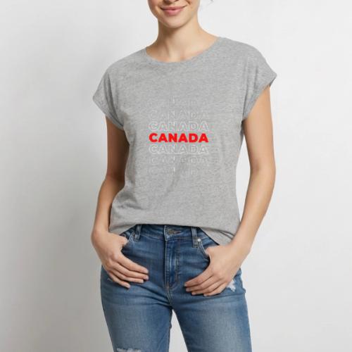 True North Tribute – Canada - Women's Premium Roll Up Sleeve T-Shirt