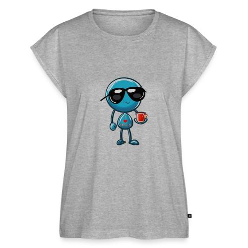 Smoon City 3_I heart Mrs S - Women's Premium Roll Up Sleeve T-Shirt