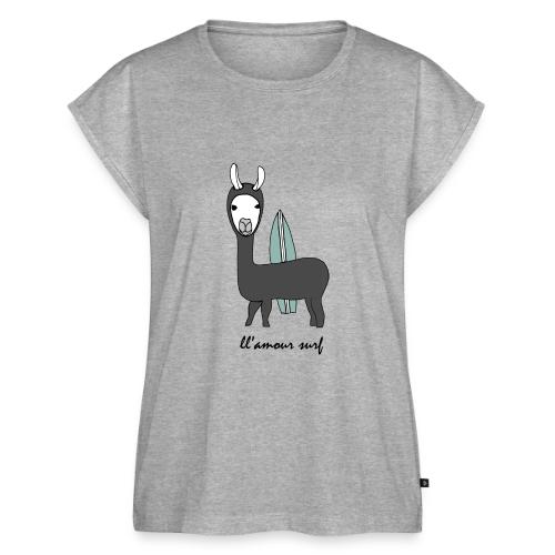 llamour surf. - Women's Premium Roll Up Sleeve T-Shirt
