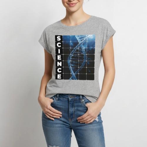 Frozen Code of Science - Women's Premium Roll Up Sleeve T-Shirt