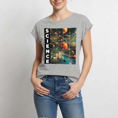 Atomic Science Vision - Women's Premium Roll Up Sleeve T-Shirt