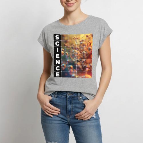 Nodes of Science - Women's Premium Roll Up Sleeve T-Shirt