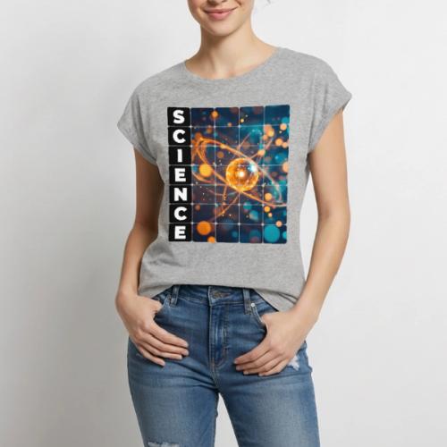 Science in Motion - Women's Premium Roll Up Sleeve T-Shirt