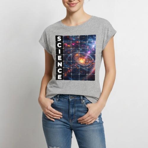 Science Spiral - Women's Premium Roll Up Sleeve T-Shirt