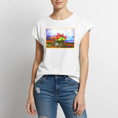 Ball Of Cherries Fruit Cute Photo. Buy Now - Women's Premium Roll Up Sleeve T-Shirt