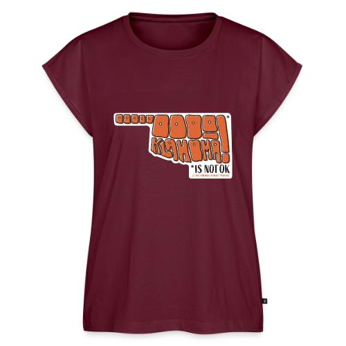 Oklahoma - Women's Premium Roll Up Sleeve T-Shirt