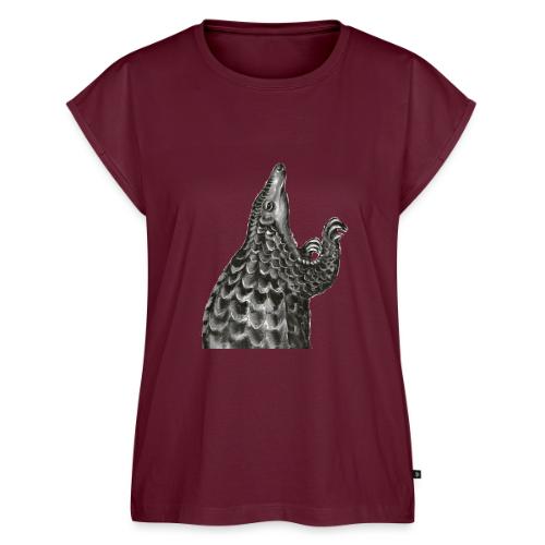 Pangolin transparent background - Women's Premium Roll Up Sleeve T-Shirt