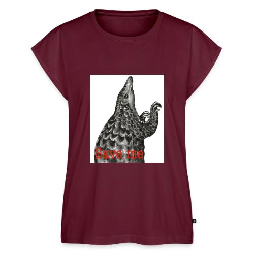 Save pangolins - Women's Premium Roll Up Sleeve T-Shirt