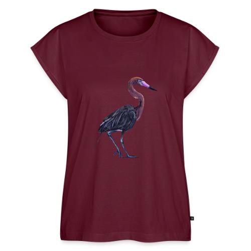 Reddish egret - Women's Premium Roll Up Sleeve T-Shirt