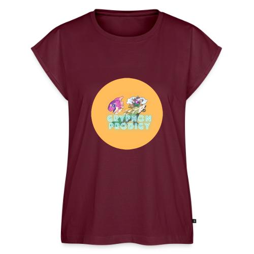 The Real Gryphon MERCH - Women's Premium Roll Up Sleeve T-Shirt